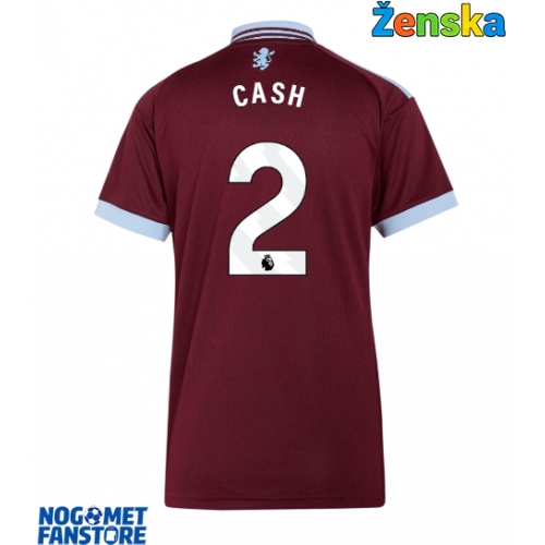 Aston Villa Matty Cash #2 Domaci Dres za Ženska 2026-27 Kratak Rukav